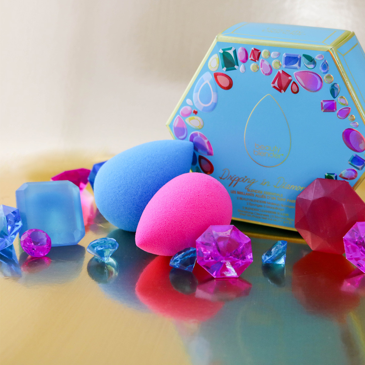 Бьюти-блендер Подарочный набор Drippin in Diamonds (Beautyblender, Спонжи) Бьюти-блендер Подарочный набор Drippin in Diamonds (Beautyblender, Спонжи) фото 3