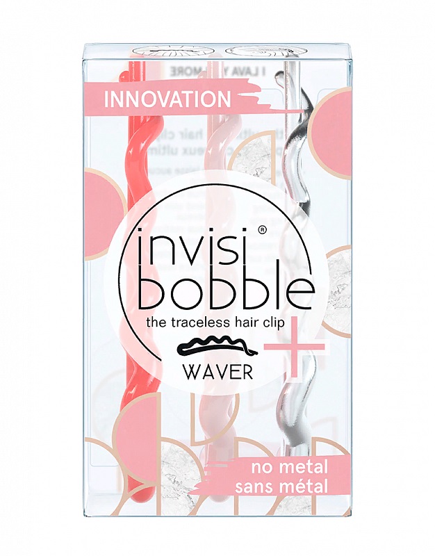 

Invisibobble Заколка для волос I Lava You More, с подвесом, 3 шт (Invisibobble, Waver), Waver