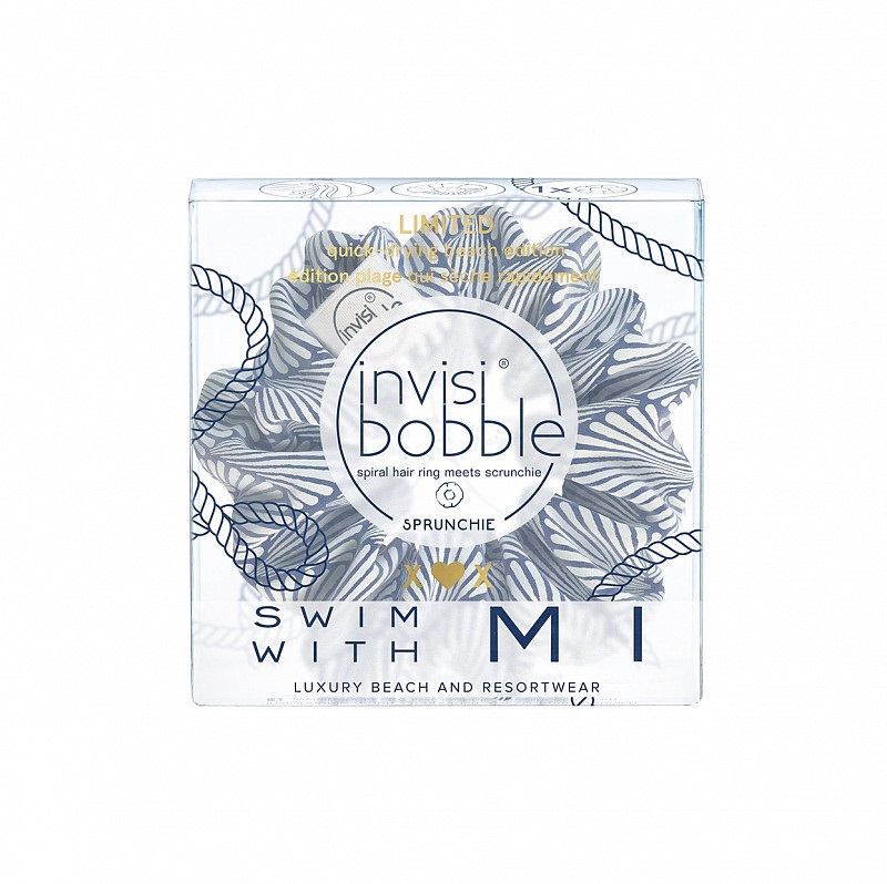 

Invisibobble Резинка-браслет для волос Santorini Pack Your Bikini, 1 шт (Invisibobble, Sprunchie), Sprunchie