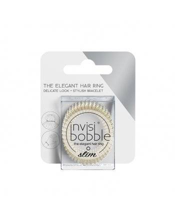 Invisibobble Резинка-браслет для волос Stay Gold, с подвесом, 3 шт (Invisibobble, Slim)