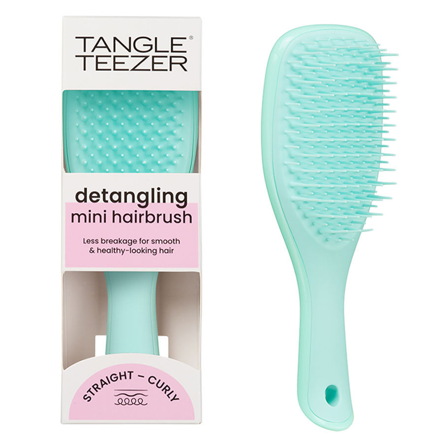 Тангл Тизер Расческа для прямых и волнистых волос Mini Sea Green (Tangle Teezer, The Ultimate Detangler) фото 0