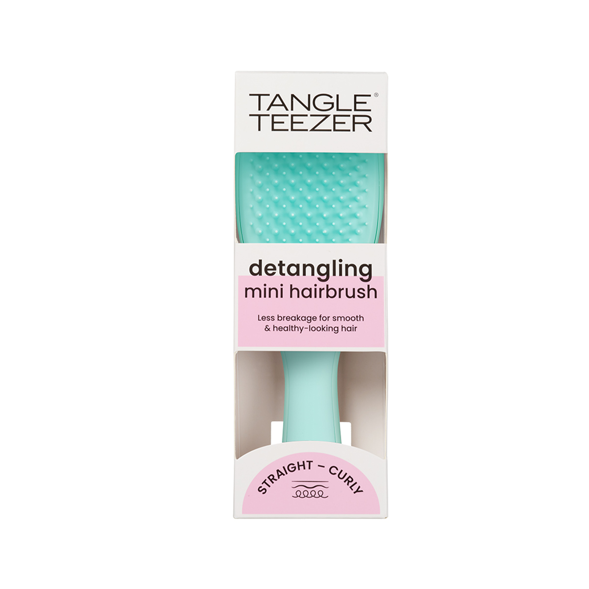 Тангл Тизер Расческа для прямых и волнистых волос Mini Sea Green (Tangle Teezer, The Ultimate Detangler) фото 10