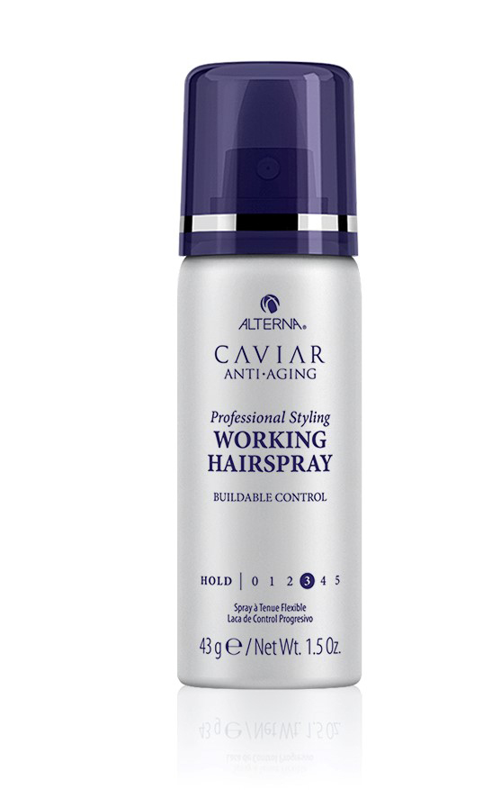 Алтерна Лак для волос подвижной фиксации Caviar Anti-Aging Professional Styling Working Hairspray, 50 мл (Alterna, Стайлинги) фото 0