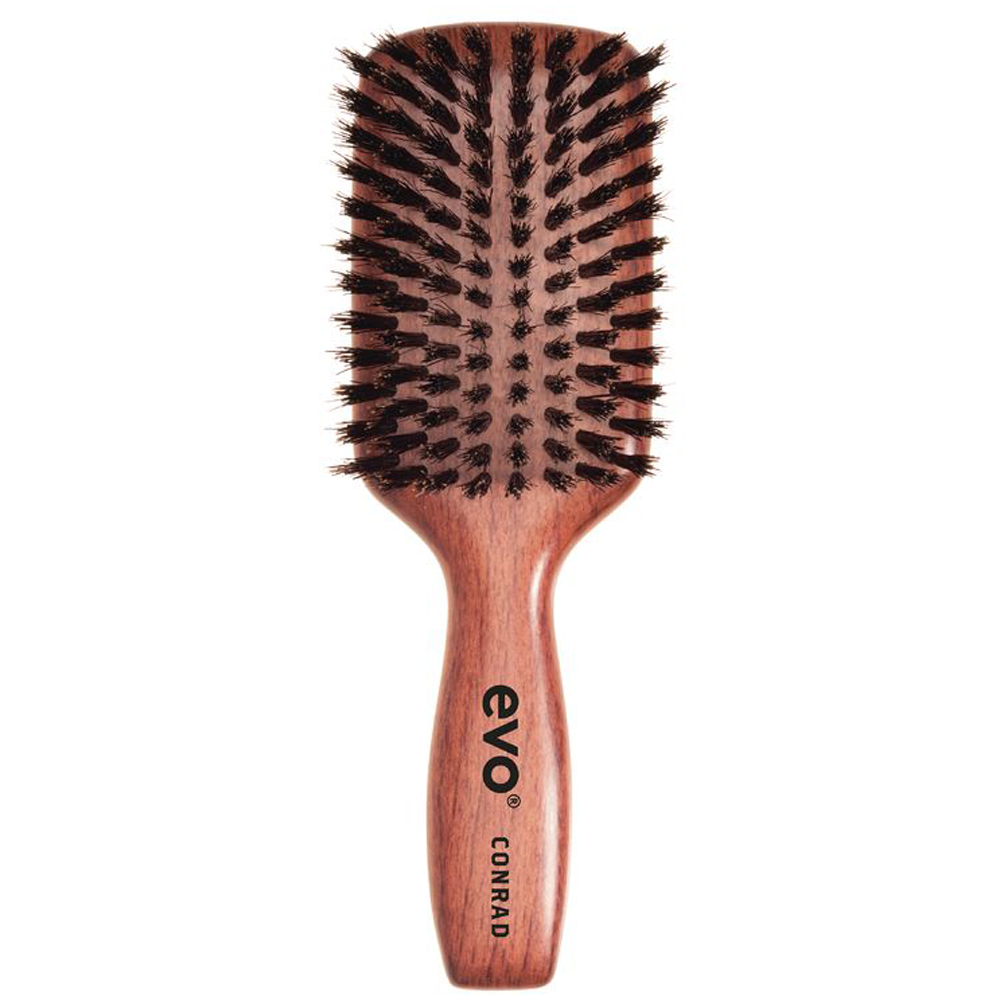 EVO Щетка с натуральной щетиной [Конрад], 1 шт (EVO, brushes) evo круглая щетка для волос [брюс] с натуральной щетиной диаметр 28 мм evo brushes