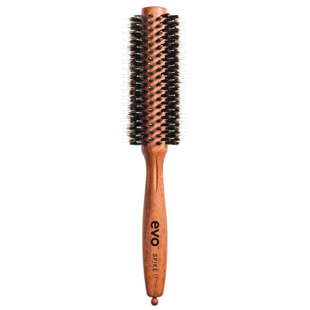 EVO Круглая щетка [Спайк] с комбинированной щетиной, диаметр 22 мм (EVO, brushes) evo круглая щетка для волос [брюс] с натуральной щетиной диаметр 28 мм evo brushes