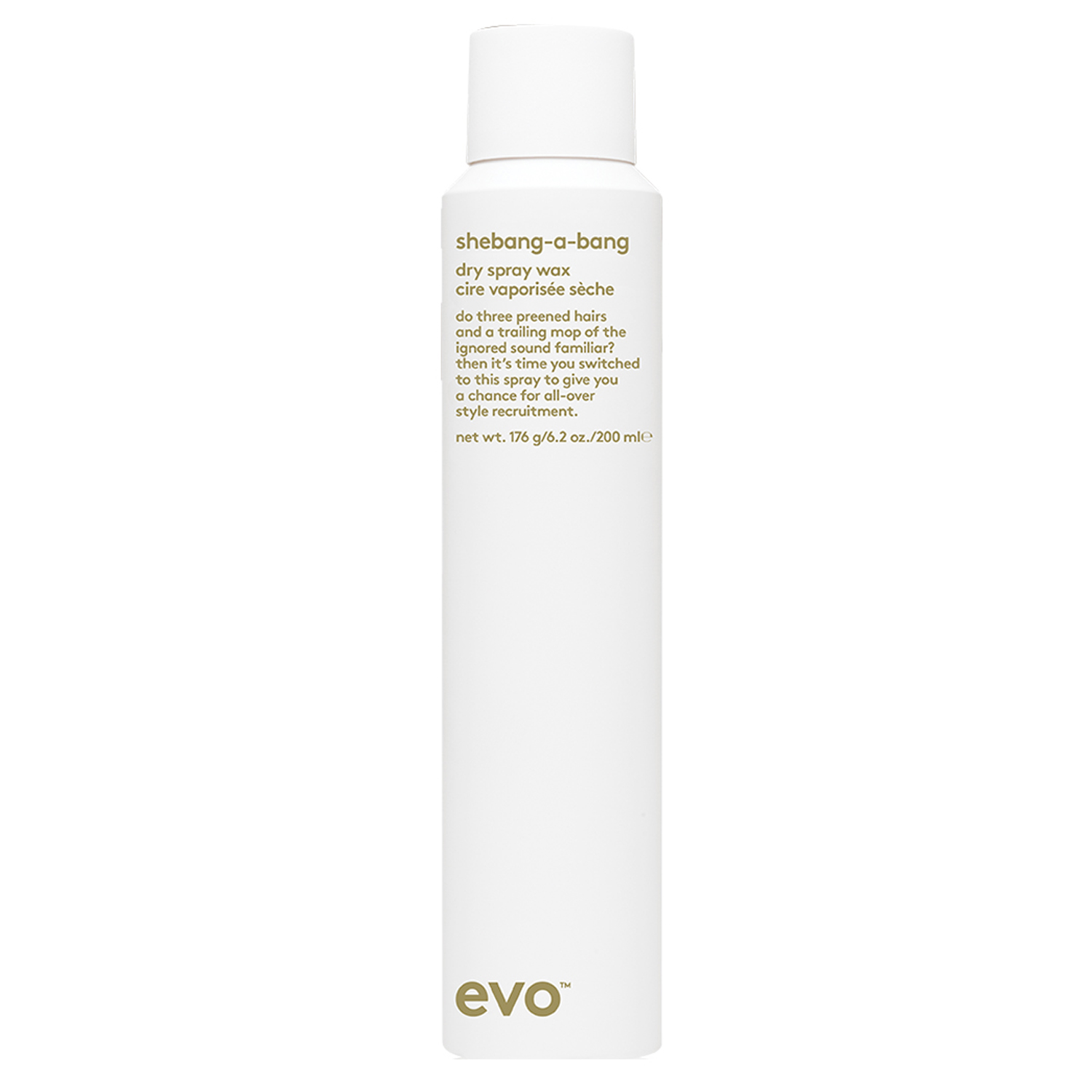 Ево Сухой спрей-воск [пиф-паф] Shebang-A-Bang Dry Spray Wax, 200 мл (EVO, Для волос) фото 0