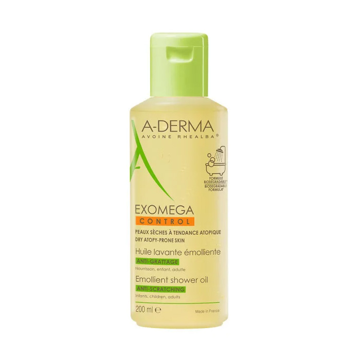 Адерма Смягчающее очищающее масло, 200 мл (A-Derma, Exomega Control) фото 0