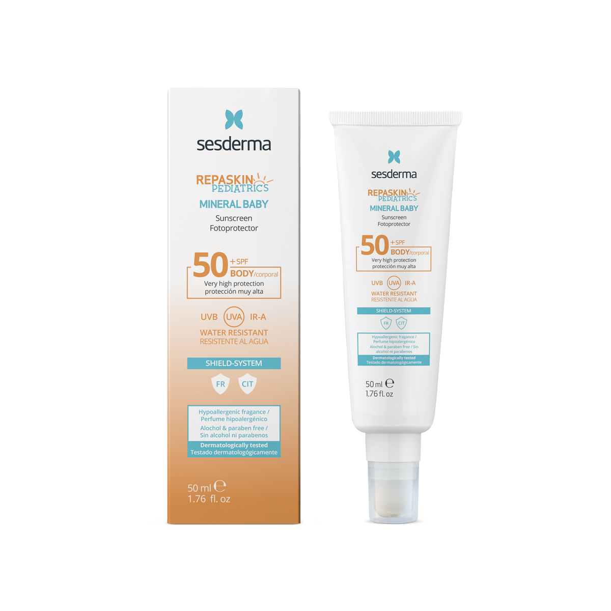 Сесдерма Крем солнцезащитный для детей Pediatrics SPF50, 50 мл (Sesderma, Repaskin) фото 0