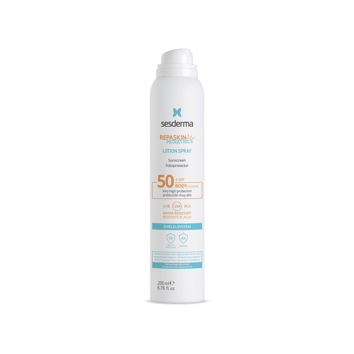 Sesderma Спрей солнцезащитный для детей Pediatrics SPF50, 200 мл (Sesderma, Repaskin)