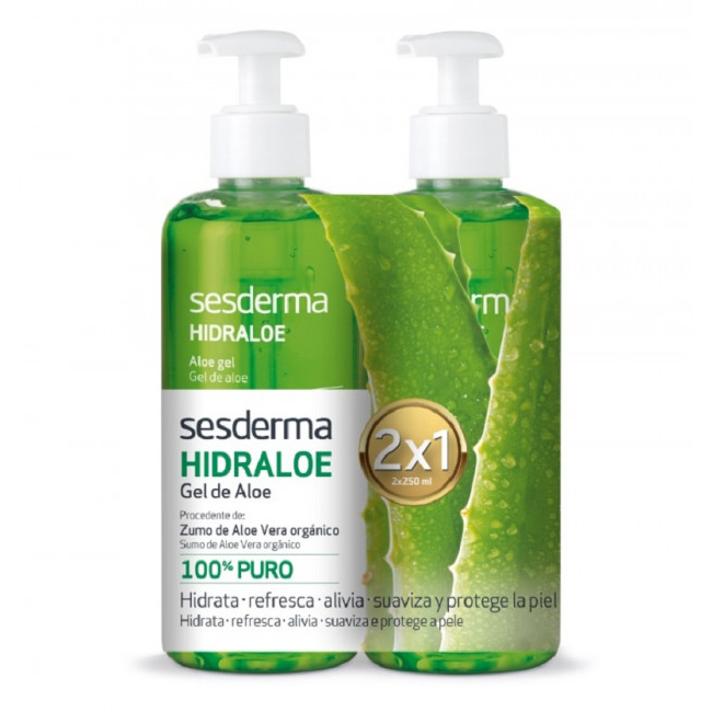 Sesderma Набор Aloe gel (алоэ гель, 250 мл х 2 шт) (Sesderma, Hidraloe)