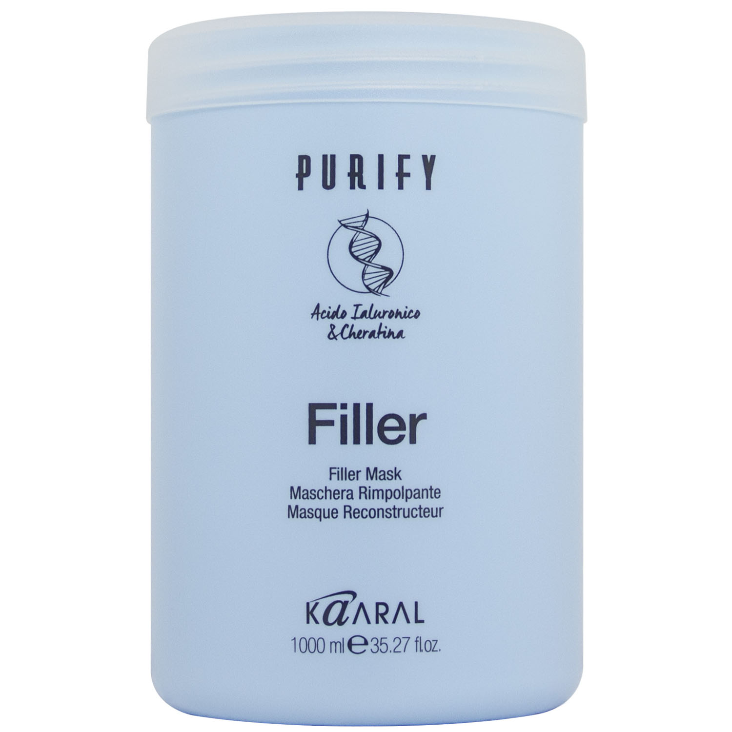 Каарал Набор для плотности волос: шампунь 1000 мл + маска 1000 мл + лосьон 12х10 мл (Kaaral, Purify) фото 2
