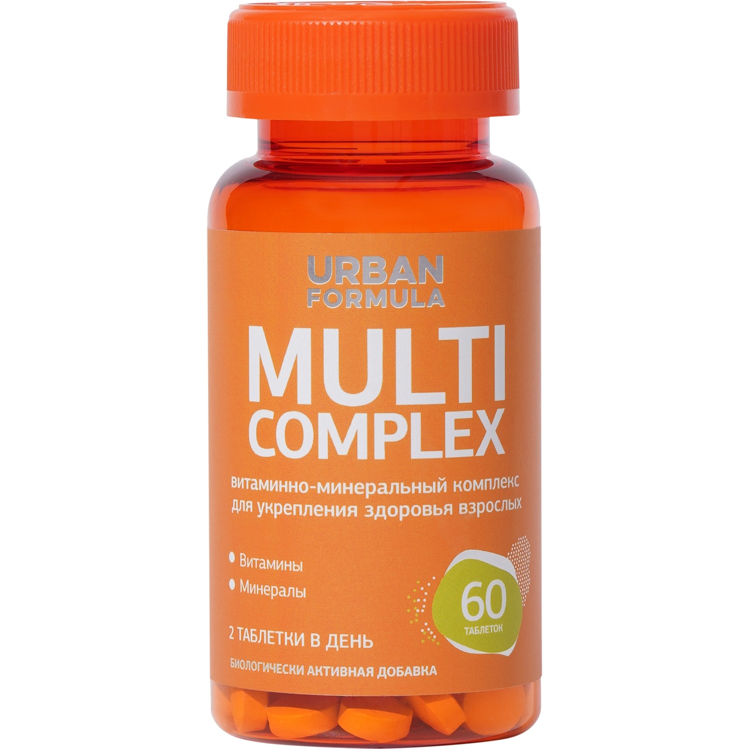 Купить Urban Formula Витаминно-минеральный комплекс от А до Zn для взрослых Multi Complex, 60 таблеток (Urban Formula, Общие комплексы)
