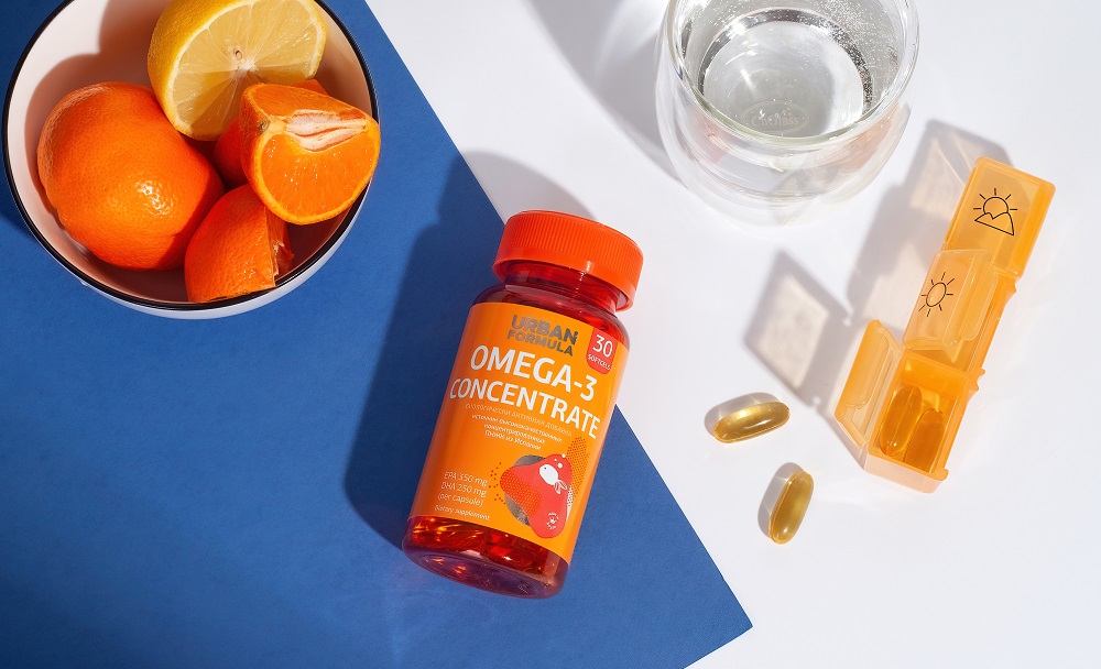 Урбан Формула Биологически активная добавка к пище Omega-3 Concentrate DHA EPA, 30 капсул (Urban Formula, General) фото 10