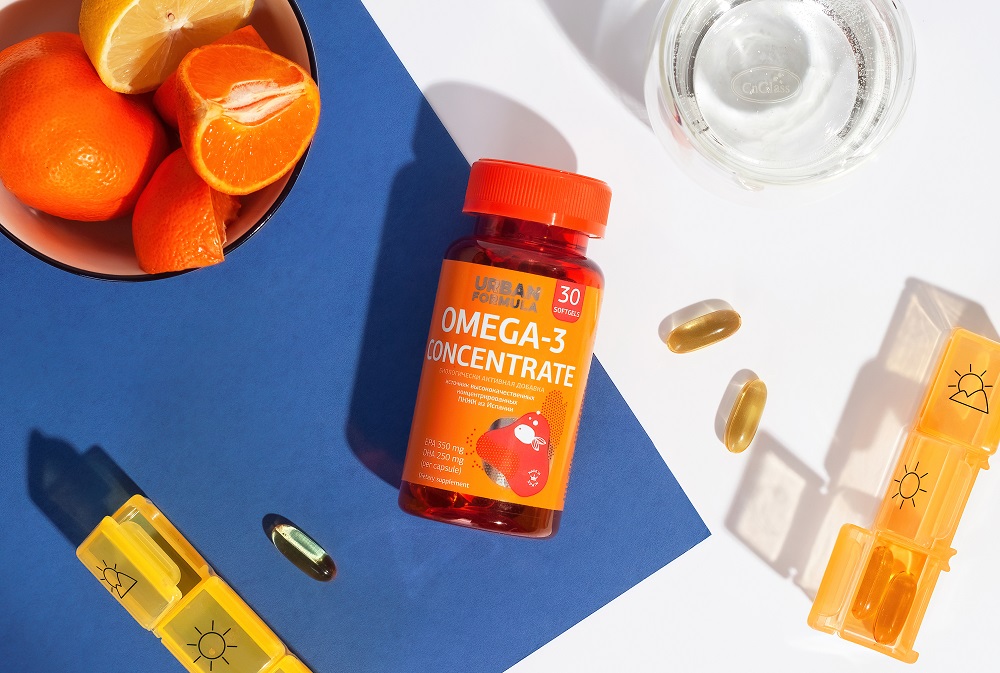 Урбан Формула Биологически активная добавка к пище Omega-3 Concentrate DHA EPA, 30 капсул (Urban Formula, General) фото 12