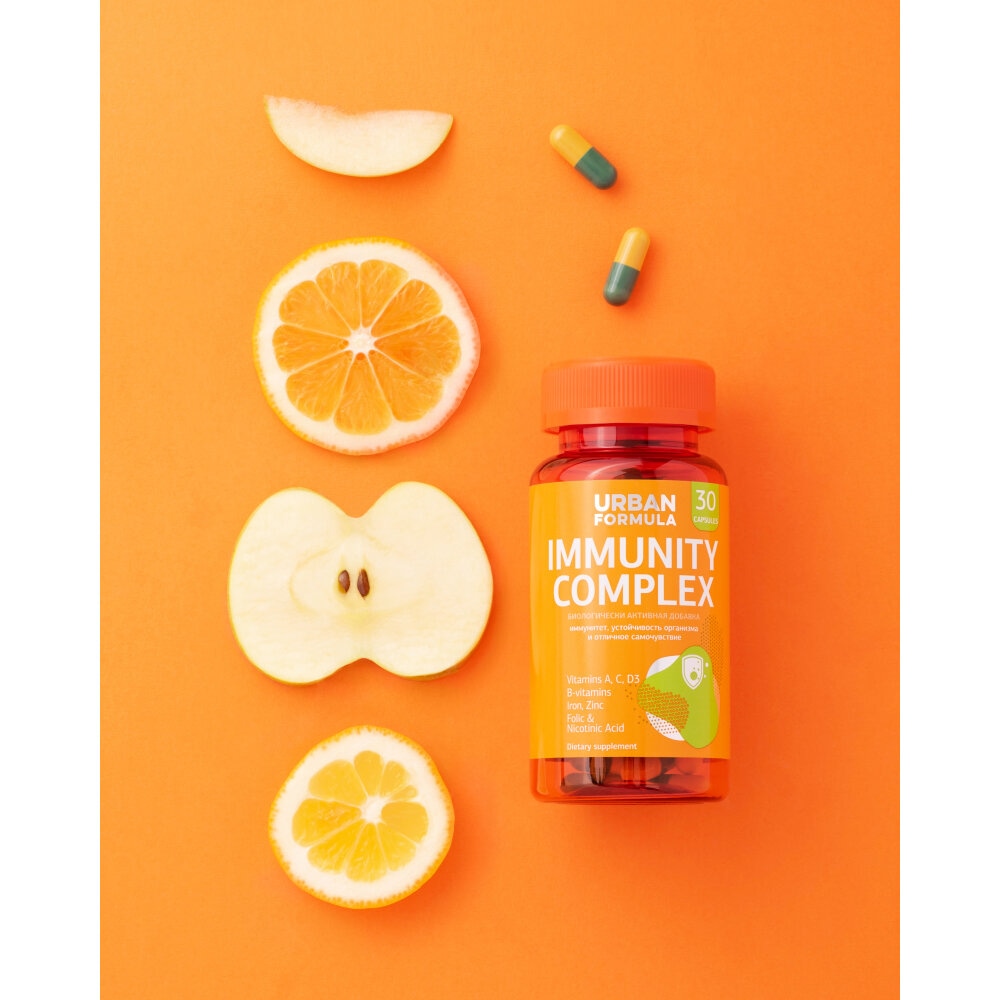Урбан Формула Комплекс для иммунитета Immunity Complex, 30 капсул (Urban Formula, General) фото 7
