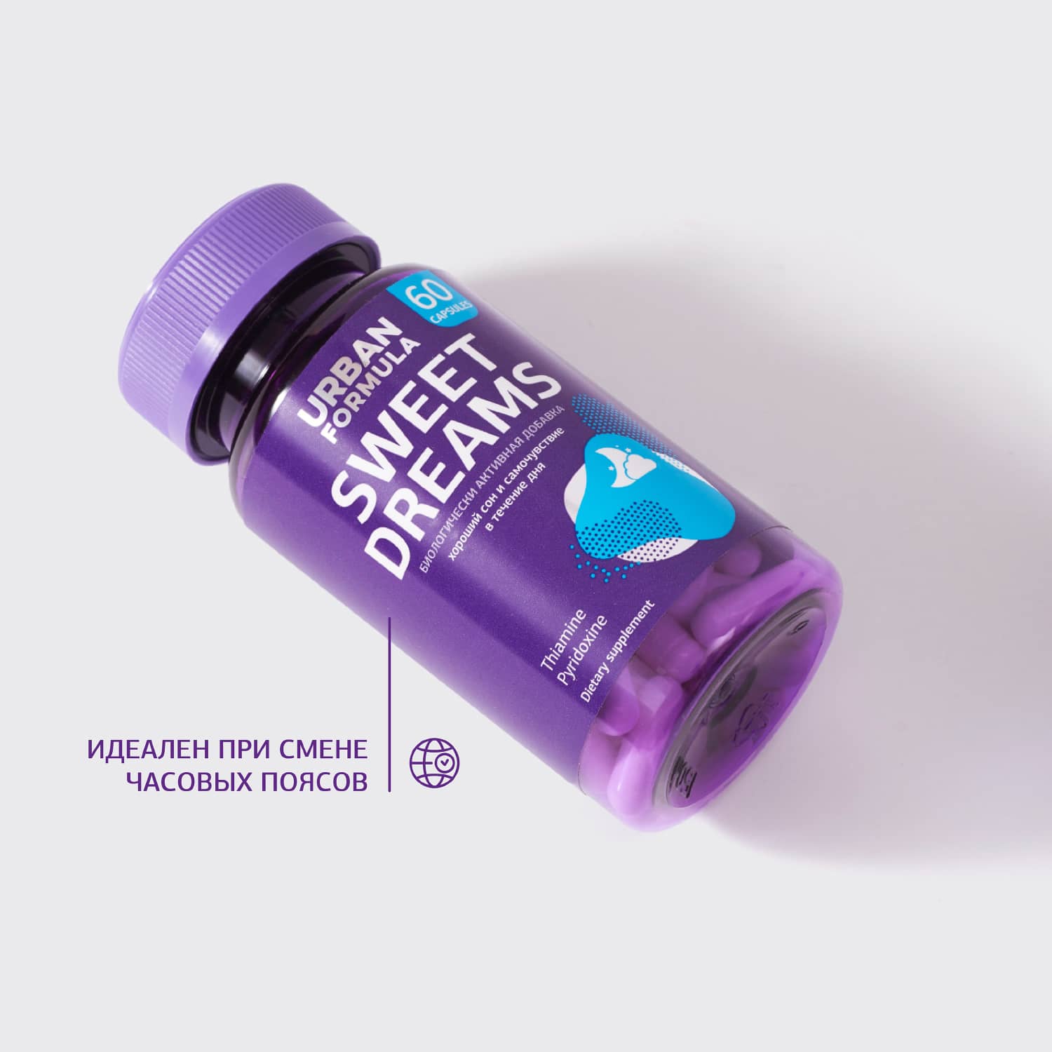 Урбан Формула Комплекс для хорошего сна Sweet Dreams, 60 капсул (Urban Formula, Special) фото 1