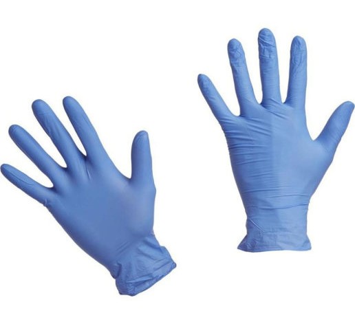 Купить Чистовье Голубые медицинские перчатки Safe&Care нитрил, размер М (Чистовье, Расходные материалы для рук и ног)
