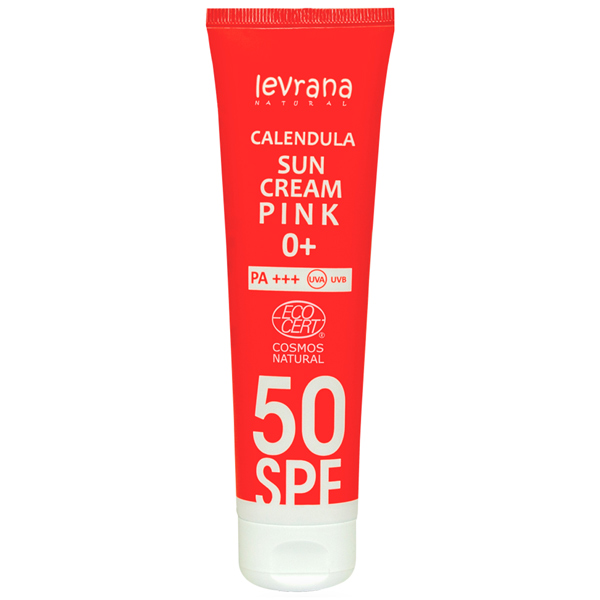 Levrana Солнцезащитный крем для лица и тела Календула SPF 50 Pink 0+, 100 мл (Levrana, Защита от солнца) цена и фото