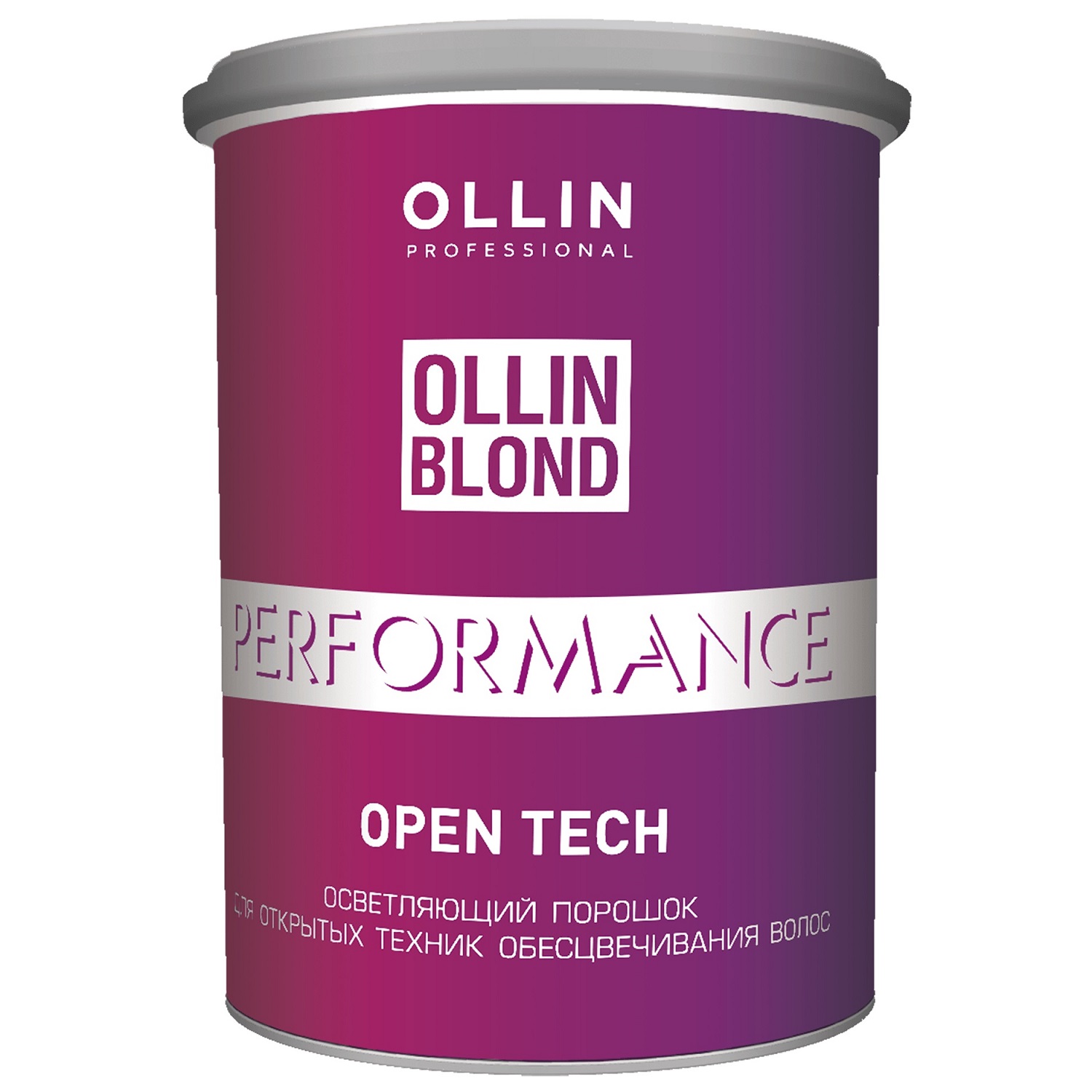 Ollin Professional Осветляющий порошок Open Tech для открытых техник обесцвечивания волос, 500 г (Ollin Professional, Performance)