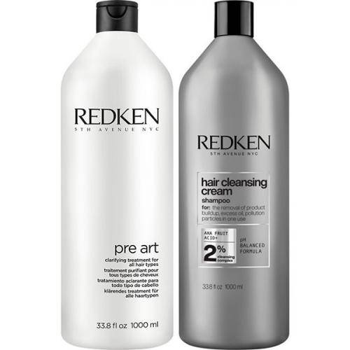 Редкен Набор: очищающий уход Pre Art Treatment 1000 мл + шампунь для глубокой очистки волос и кожи головы 1000 мл (Redken, Уход за волосами) фото 0