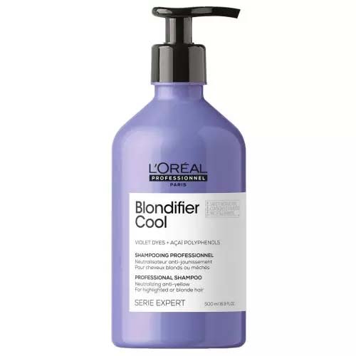 

L'oreal Professionnel Шампунь Blondifier Cool для нейтрализации желтизны холодных оттенков блонд, 500 мл (L'oreal Professionnel, Serie Expert), Serie Expert