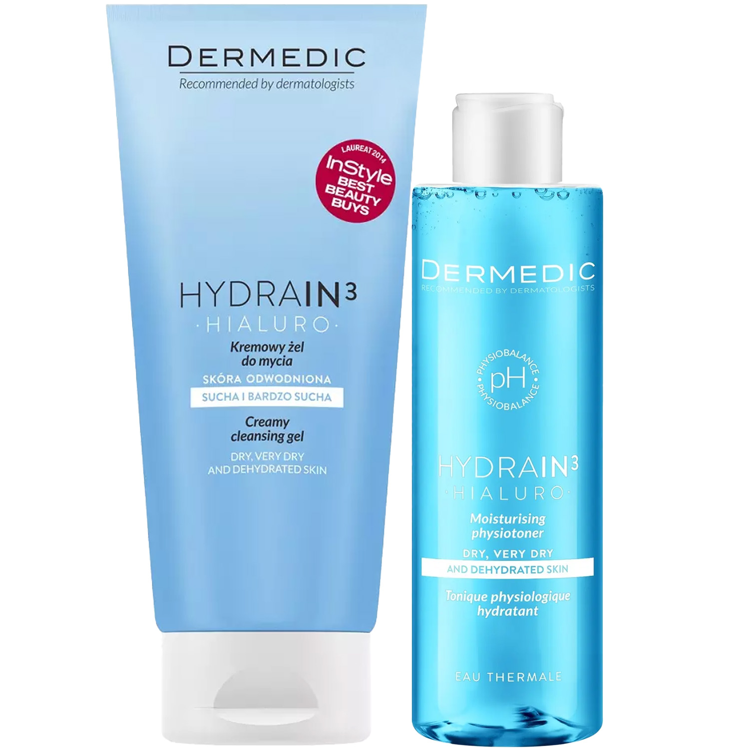 Дермедик Программа Hydrain очищение: гель 200 мл + тоник 200 мл (Dermedic, Hydrain) фото 5