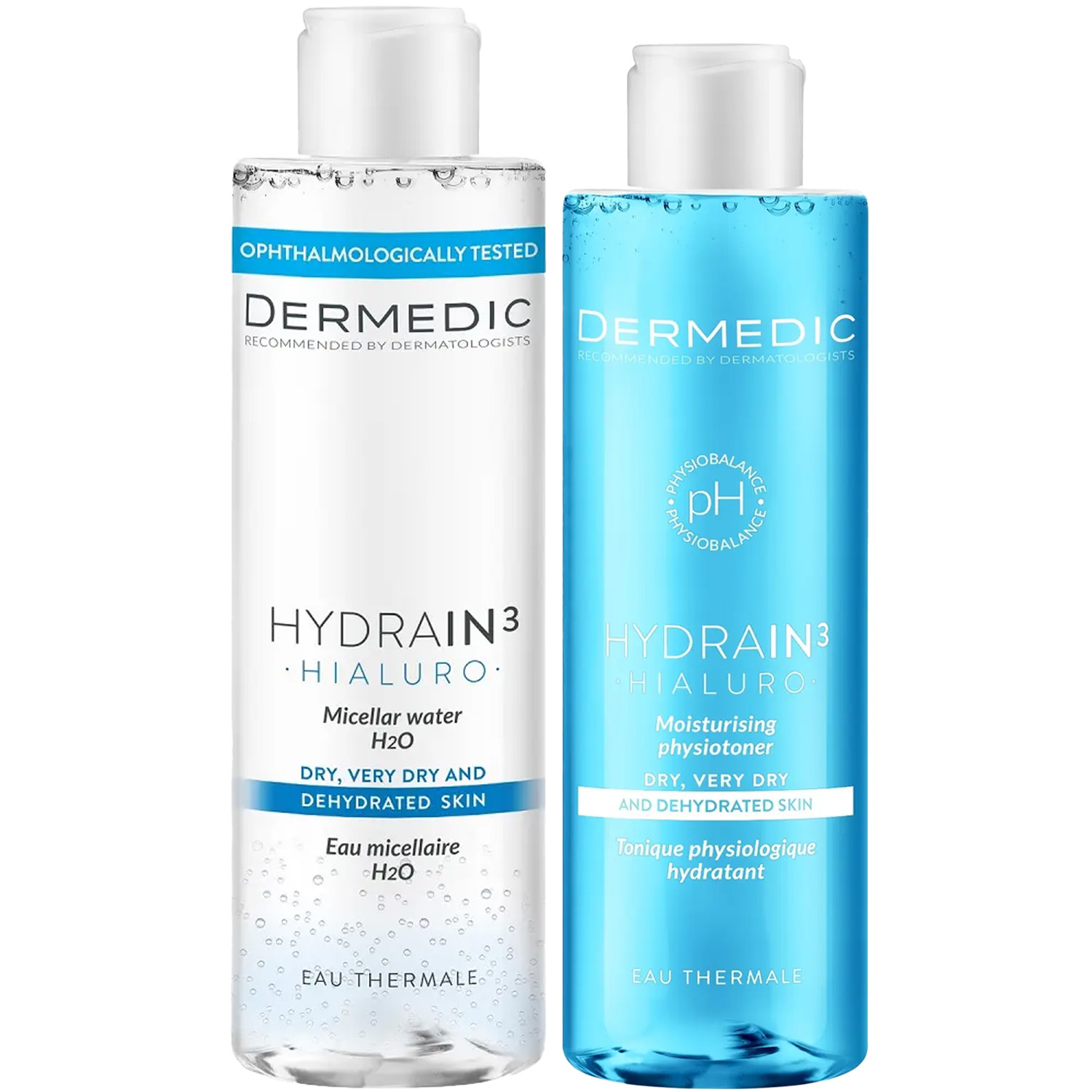 Дермедик Программа Hydrain очищение: мицеллярная вода 200 мл + тоник 200 мл (Dermedic, Hydrain) фото 2