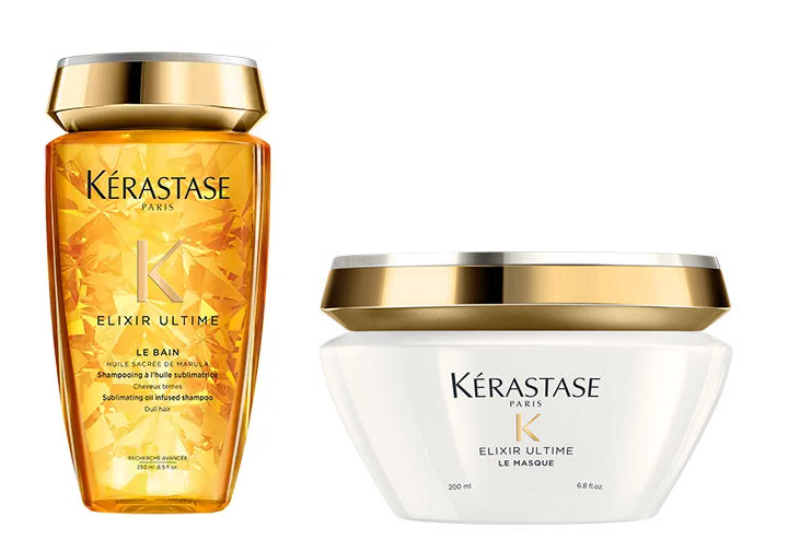 Керастаз Набор: шампунь 250 мл + маска 200 мл (Kerastase, Elixir Ultime) фото 0
