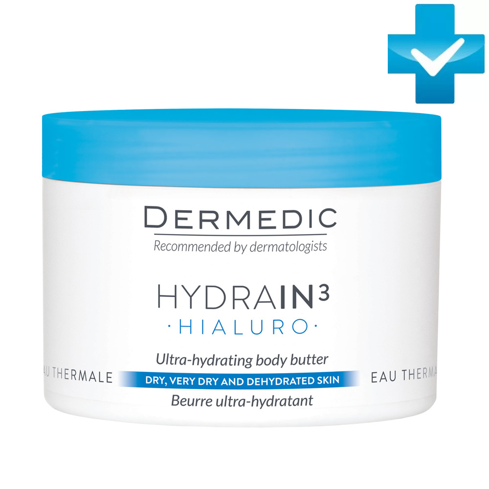 Dermedic Ультра-увлажняющий крем-баттер для тела Ultra-Hydrating Body Butter, 225 мл (Dermedic, Hydrain3)