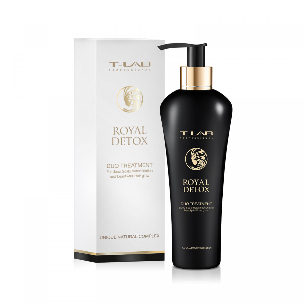 Т-Лаб Профешенел Уход для абсолютной гладкости волос Duo, 300 мл (T-Lab Professional, Royal Detox) фото 0