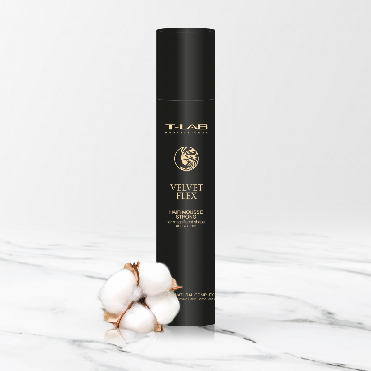 Т-Лаб Профешенел Мусс сильной фиксации Velvet Flex, 300 мл (T-Lab Professional, Finishing) фото 0