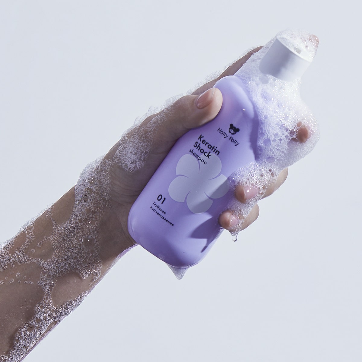 Холли Полли Восстанавливающий шампунь, 250 мл (Holly Polly, Keratin Shock) фото 1