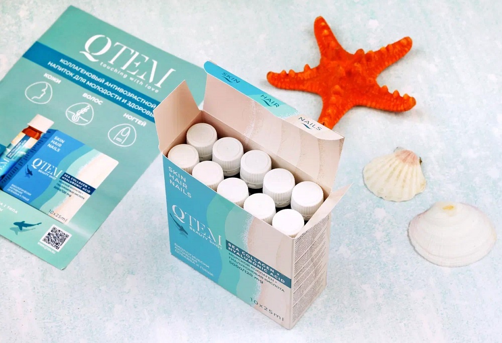 Кьютэм Биологически активная добавка «Морской коллаген + гиалуроновая кислота», 10 флаконов х 25 мл (Qtem, Supplement) фото 14