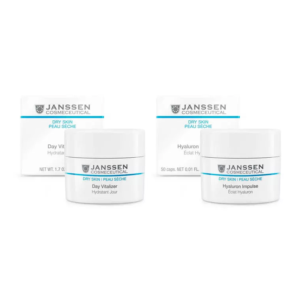 

Janssen Cosmetics Набор "Питание и увлажнение": крем 50 мл + концентрат 50 капсул (Janssen Cosmetics, Dry Skin), Dry Skin