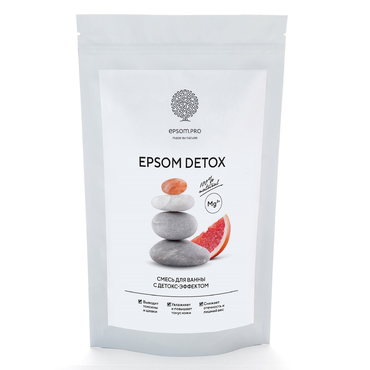 Эпсом Смесь Epsom Detox с содой, солью и маслами для ванн, 1 кг (Epsom.pro, Для ванны) фото 0
