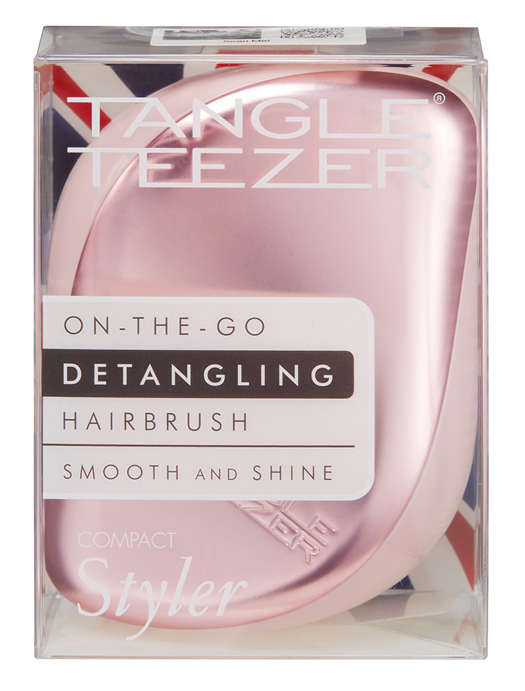 Тангл Тизер Расческа Pink Matte Chrome (Tangle Teezer, Compact Styler) фото 5