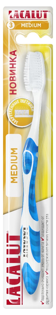 Лакалют Зубная щетка средней жесткости Medium (Lacalut, Зубные щётки) фото 1