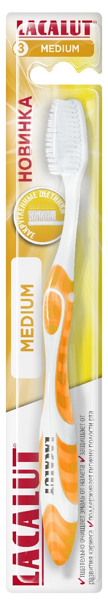 Лакалют Зубная щетка средней жесткости Medium (Lacalut, Зубные щётки) фото 2