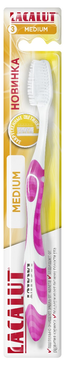Купить Lacalut Зубная щетка средней жесткости Medium (Lacalut, Зубные щётки), Германия