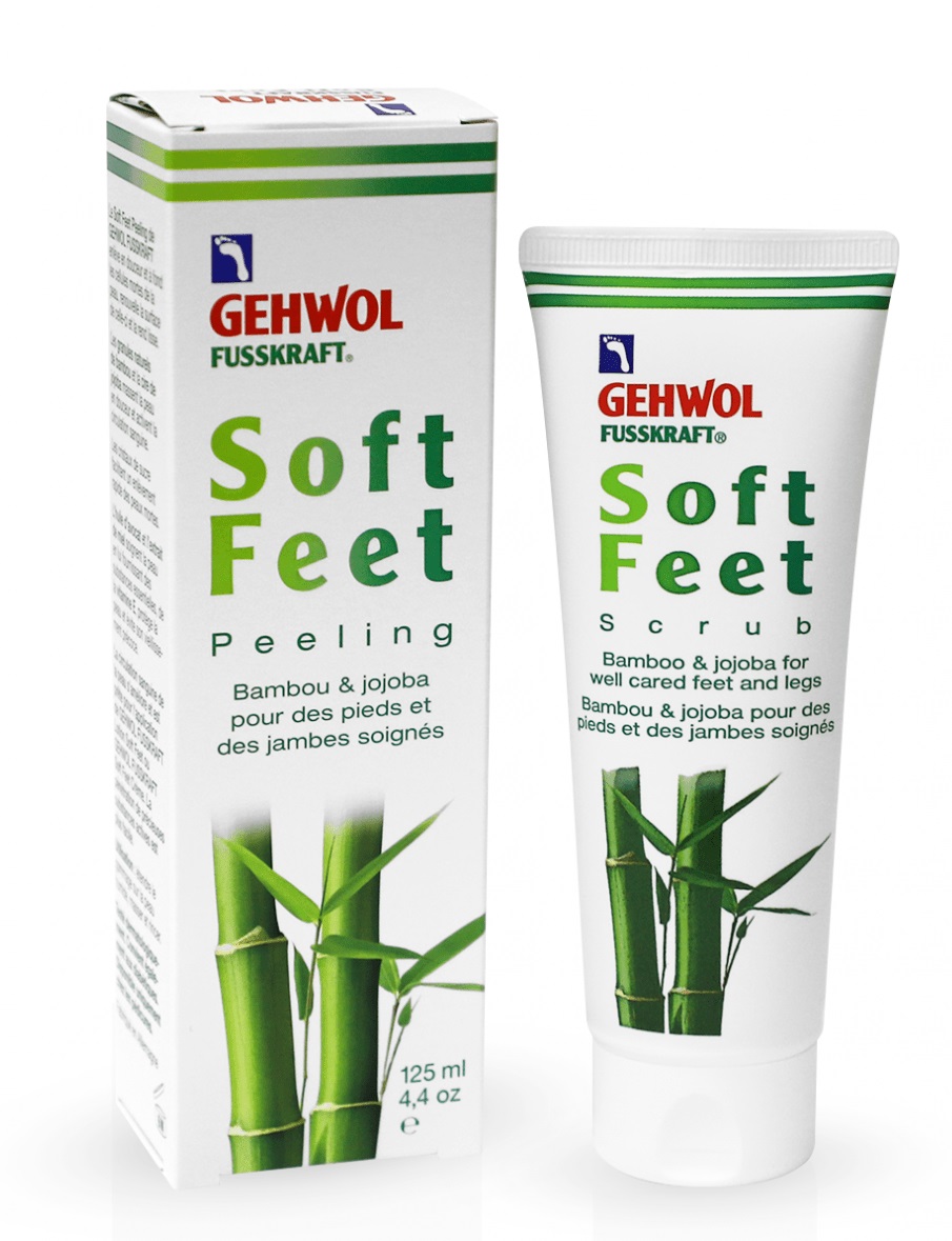 Gehwol Пилинг для ног Бамбук и жожоба, 125 мл (Gehwol, Серия Фусскрафт) gehwol scrub soft feet пилинг бамбук и жожоба 125 мл