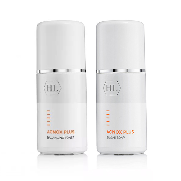 цена Holyland Laboratories Набор Очищение проблемной кожи: мыло 125 мл + лосьон 125 мл (Holyland Laboratories, Acnox)
