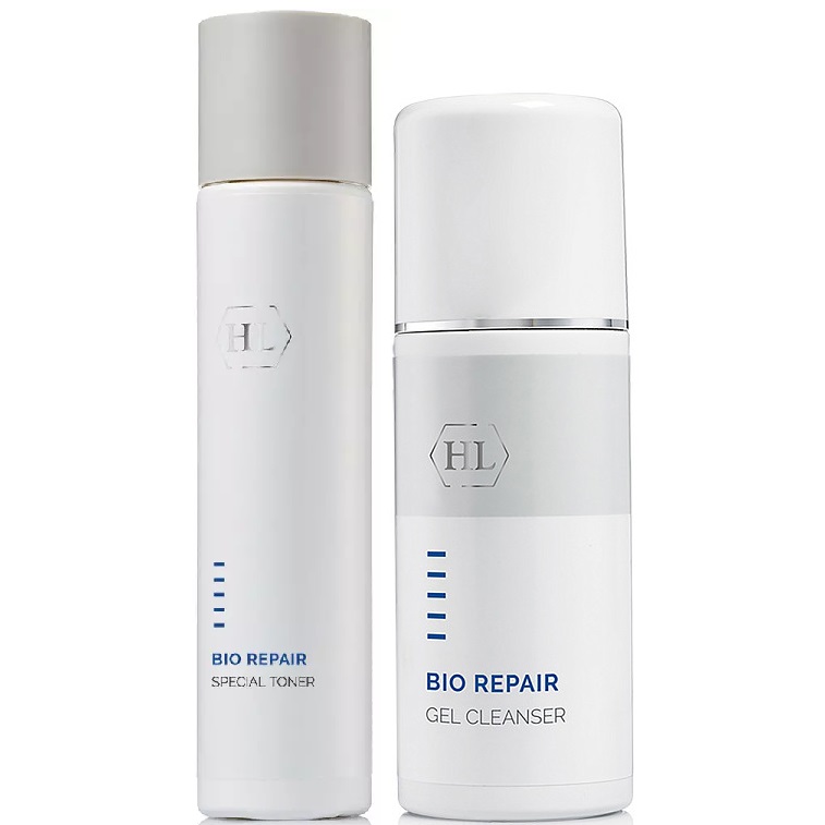 holyland laboratories очищающий гель gel cleanser 250 мл holyland laboratories bio repair Holyland Laboratories Набор Бережное очищение: очищающий гель 250 мл + тоник 250 мл (Holyland Laboratories, Bio Repair)