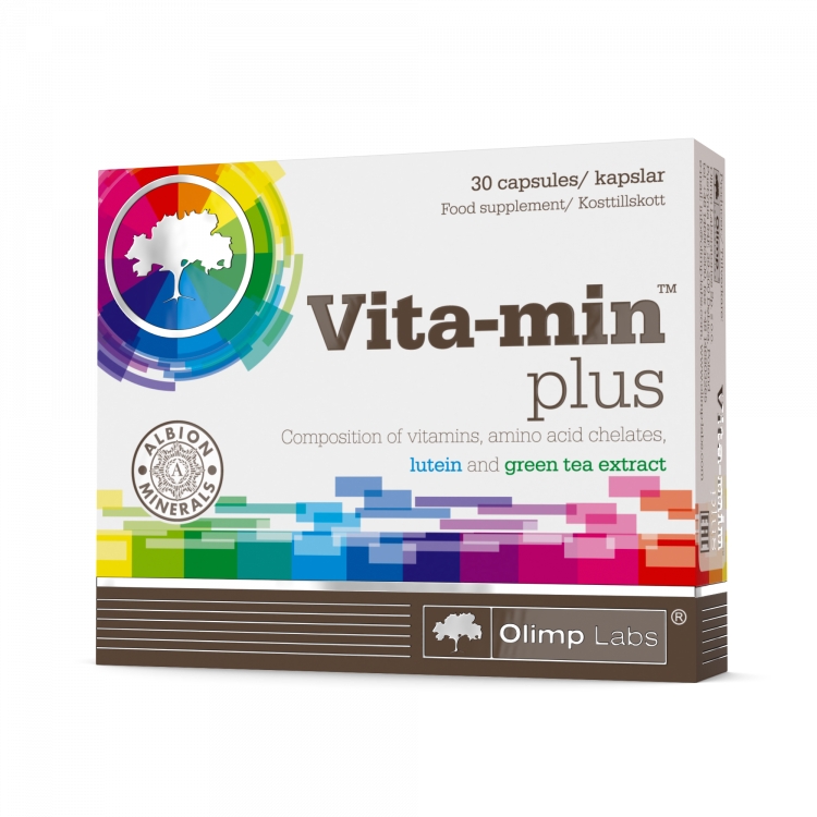 Олимп Лабс Биологически активная добавка Vita-Min Plus, 1043 мг, №30 (Olimp Labs, Витамины и Минералы) фото 0