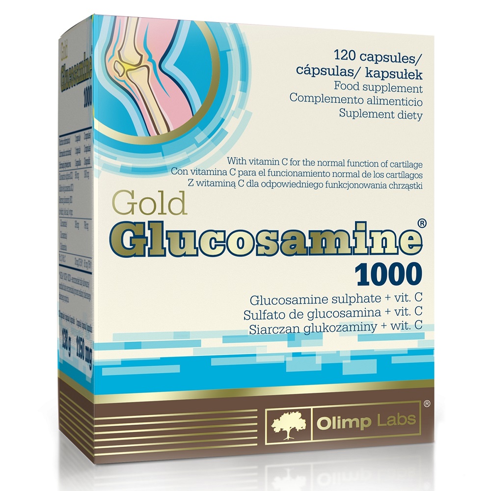 Олимп Лабс Специализированный пищевой продукт питания для спортсменов Gold Glucosamine 1000, 1150 мг, №60 (Olimp Labs, Суставы и кости) фото 0