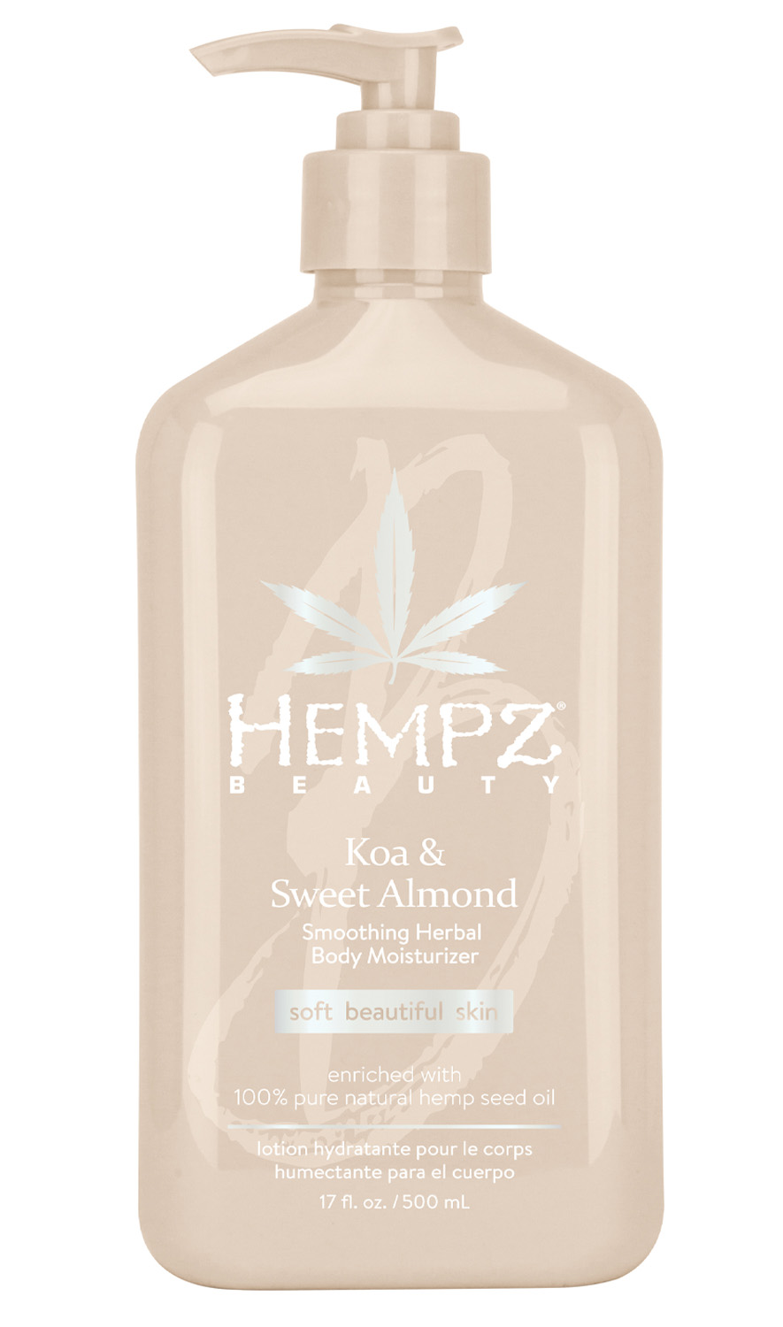 Hempz Увлажняющее молочко для тела Koa & Sweet Almond Smoothing Herbal Body Moisturizer, 500 мл (Hempz, Коа и сладкий миндаль)