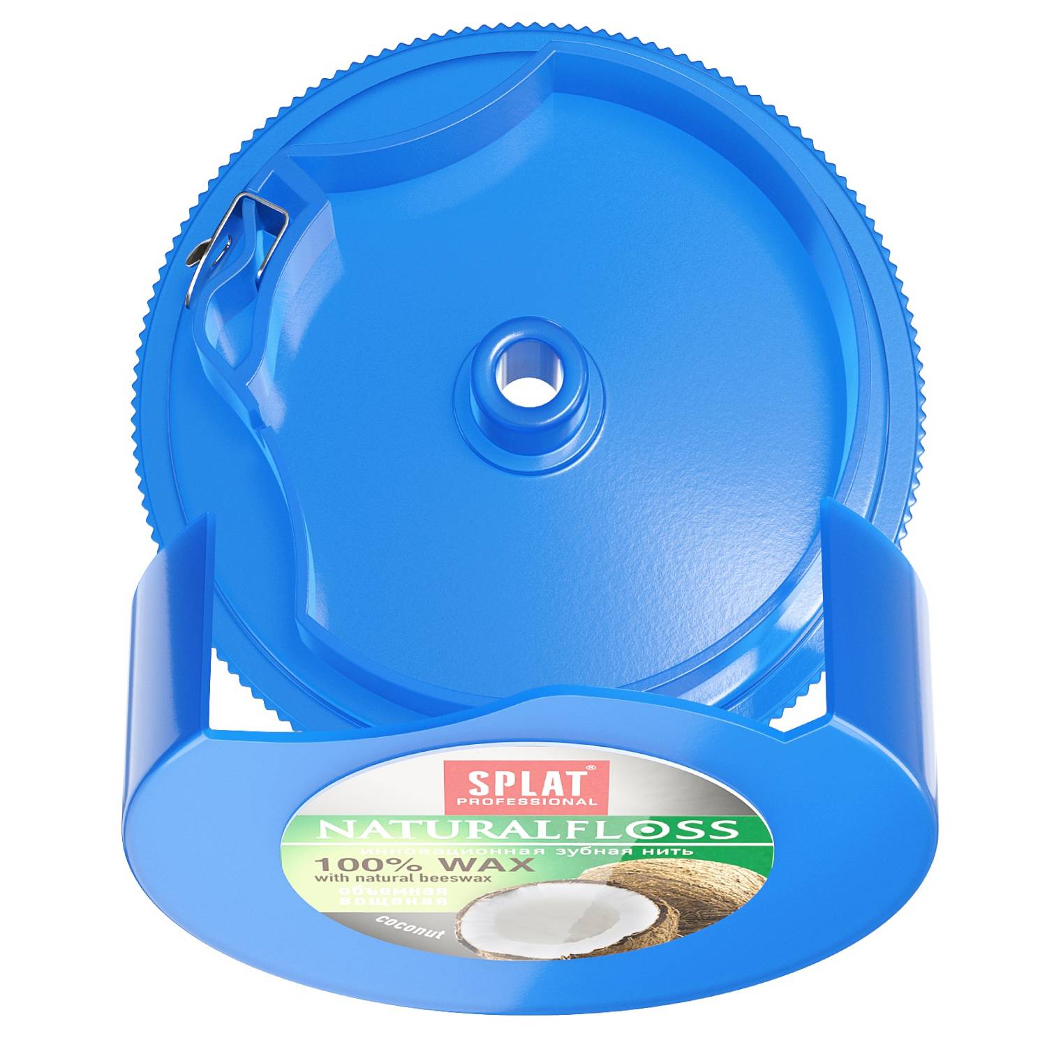 Сплат Объемная зубная нить DentalFloss Natural Wax с ароматом кокоса 14+, 40 м (Splat, Professional) фото 9