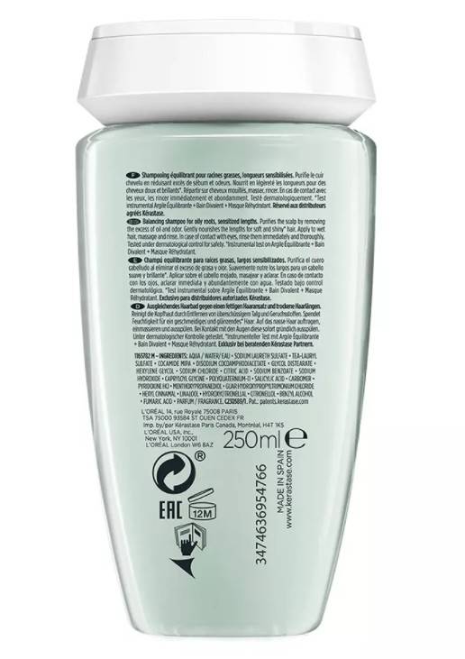 Керастаз Балансирующий шампунь-ванна для волос, жирных у корней Divalent, 250 мл (Kerastase, Specifique) фото 1