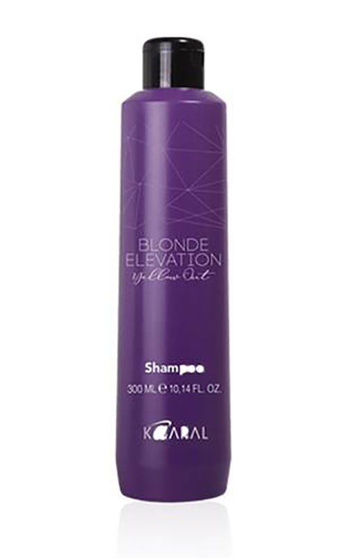 Kaaral Антижелтый шампунь для волос, 300 мл (Kaaral, Blonde Elevation) kaaral несмываемый тонирующий спрей кондиционер tonalizing spray 200 мл kaaral blonde elevation