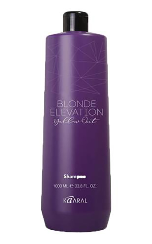 Kaaral Антижелтый шампунь для волос, 1000 мл (Kaaral, Blonde Elevation) kaaral несмываемый тонирующий спрей кондиционер tonalizing spray 200 мл kaaral blonde elevation