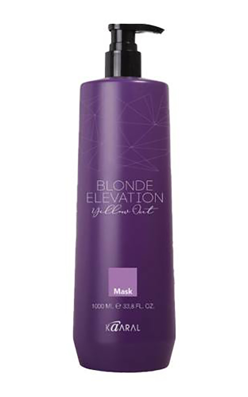 Kaaral Антижелтая маска для волос, 1000 мл (Kaaral, Blonde Elevation) kaaral обесцвечивающий крем lightening cream 250 г kaaral blonde elevation